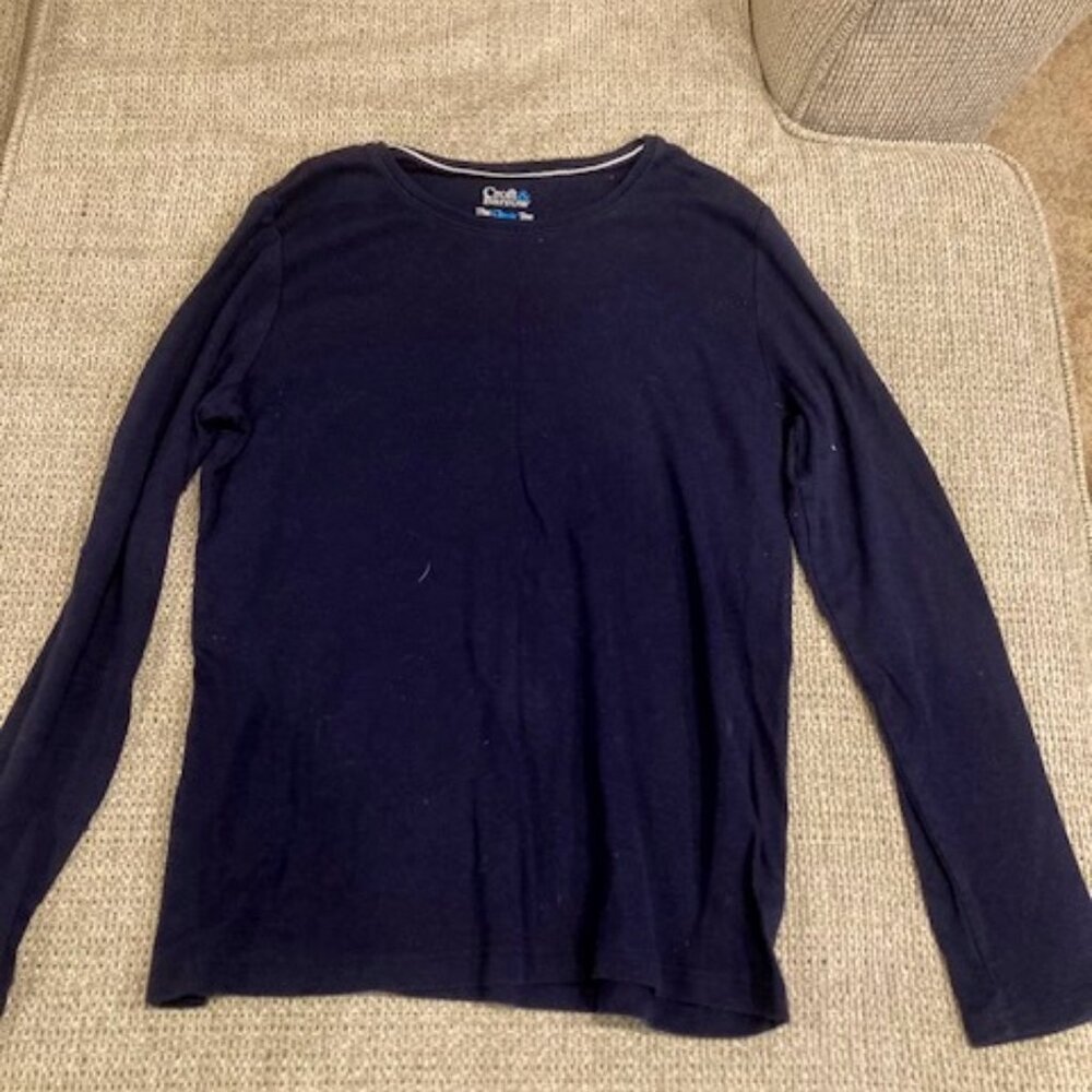 Dark navy Blue Long Sleeve